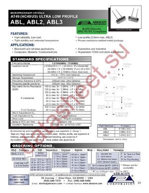 ABL-10.000MHZ-B2 datasheet  