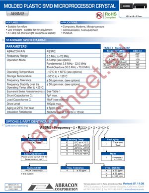 ABSM2-11.0592MHZ-4-T datasheet  