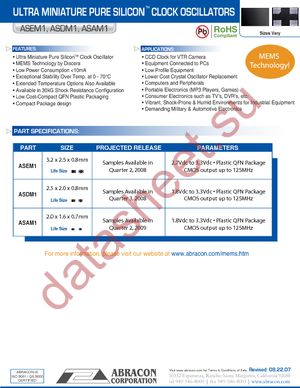 ASEM1-11.0592MHZ-LC-T datasheet  