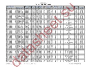 AD0412MB-C50 datasheet  