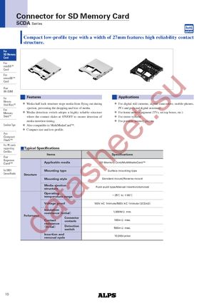 SCDA1A0900 datasheet  