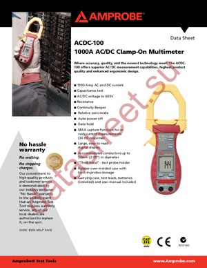 ACDC-100 datasheet  