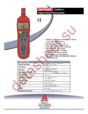 THWD-2 datasheet  