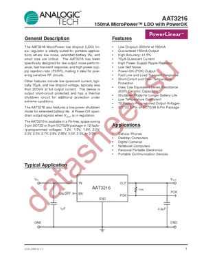 AAT3216IGV-1.2-T1 datasheet  