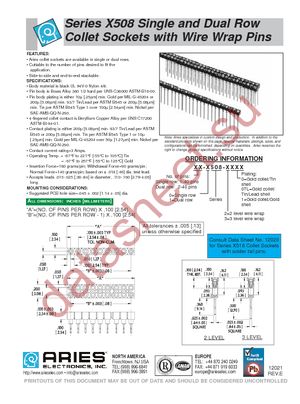 01-0508-30 datasheet  