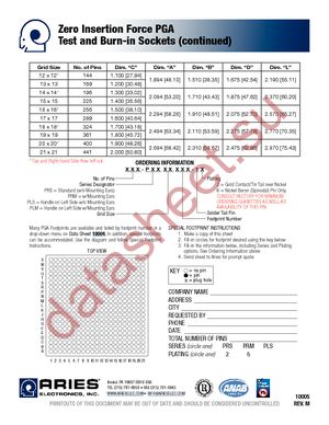 100-PLS10001-12 datasheet  