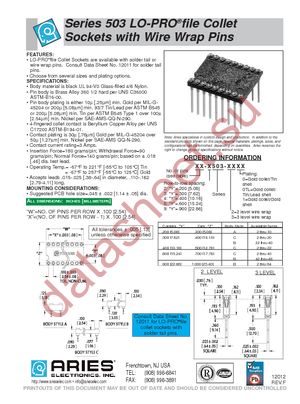 14-6503-31 datasheet  