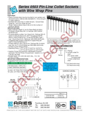 17-0503-21 datasheet  