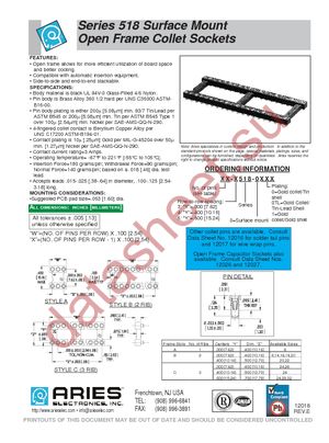 20-3518-00 datasheet  