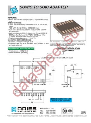 28-665000-00 datasheet  