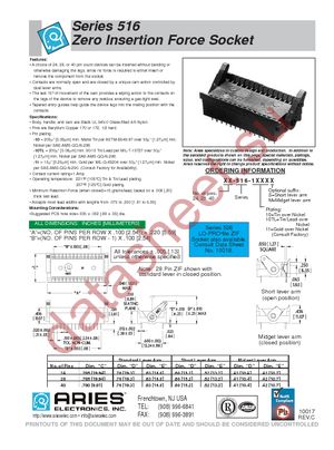 40-516-10 datasheet  