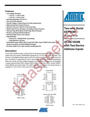 AT24C1024BY7-YH-T datasheet  