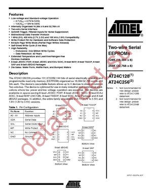 AT24C128N-10SI-2.7 datasheet  