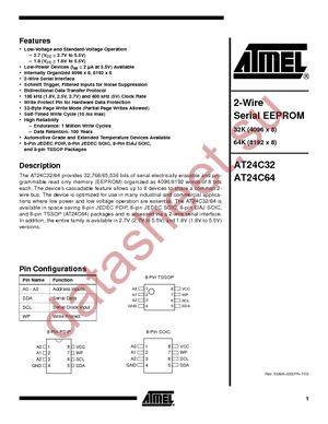 AT24C32-10PI-2.7 datasheet  