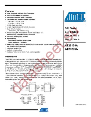 AT25256A-10TU-1.8 datasheet  