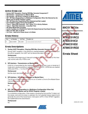 AT80C51ID2-RLTUL datasheet  