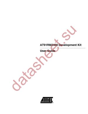 AT91RM3400-DK datasheet  
