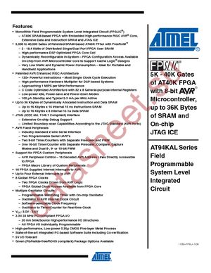 AT94K05AL-25AJC datasheet  