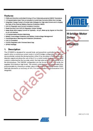 ATA6823-DK datasheet  