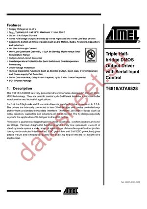 ATA6828-T2QY datasheet  