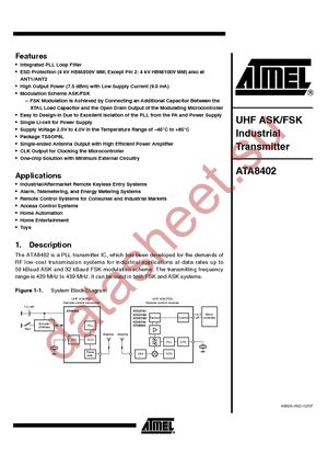 ATA8402-6AQY datasheet  