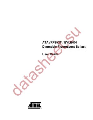 ATAVRFBKIT datasheet  
