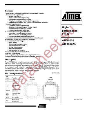 ATF1500A-10AC datasheet  