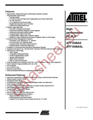 ATF1508AS-10QU100 datasheet  