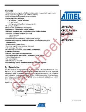 ATF2500C-10JC datasheet  