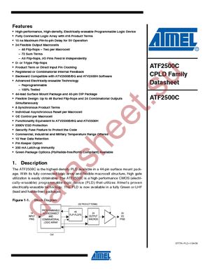 ATF2500C-20JI datasheet  