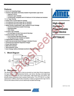 ATF750LVC-15PU datasheet  