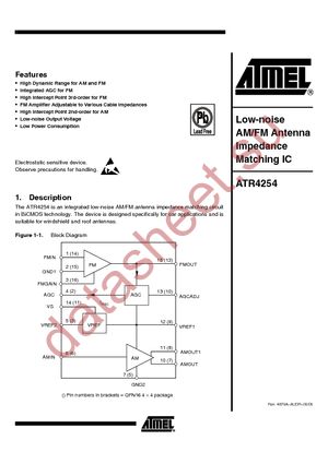 ATR4254-PEPY datasheet  