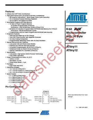 ATTINY12V-1PI datasheet  