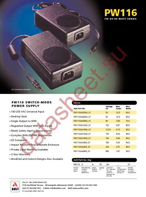 PW116MA2403F01 datasheet  