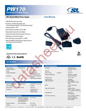 PW170KA0503B01 datasheet  