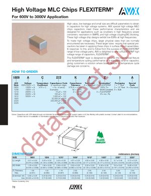 1825AC473KAZ1A datasheet  