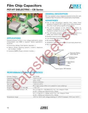 CB032E0104JBA datasheet  