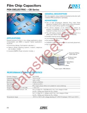 CB037E0104JBA datasheet  