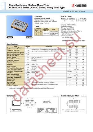 KC7050P100.000P30E00 datasheet  