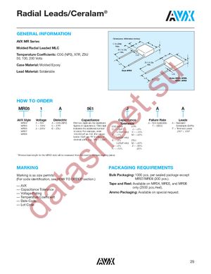 MR051C102KAATR1 datasheet  