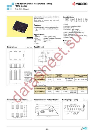 PBRC-2.00HR50X000 datasheet  