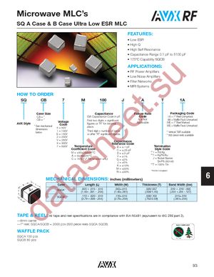 SQCA5A102JATME/500 datasheet  