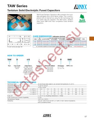 TAWD107M010R0500 datasheet  