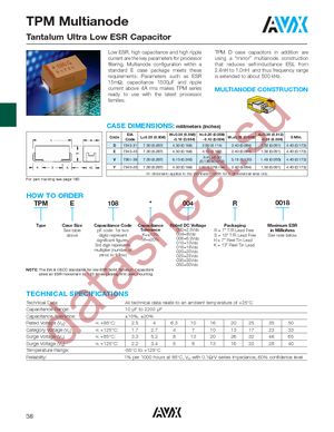 TPMD337K006R0035 datasheet  