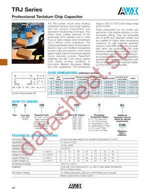 TRJC226M016RRJ datasheet  