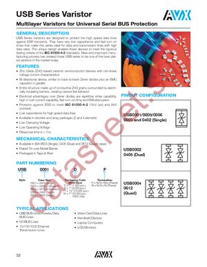 USB0003TP datasheet  