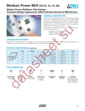 VC15MA0340KBA datasheet  