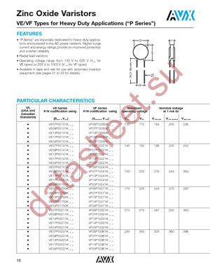 VE07P00141K-- datasheet  