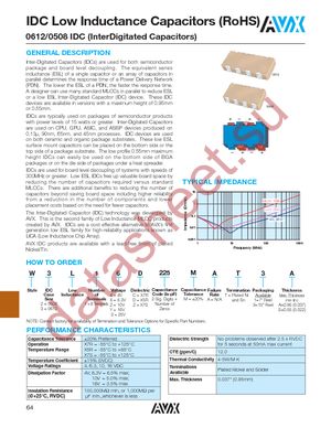 W2L16C334MAT1A datasheet  