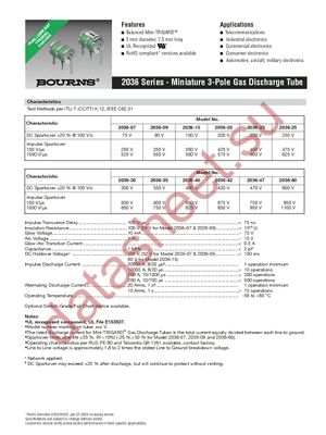 2036-09-B datasheet  